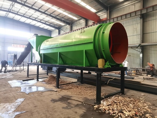 Ecrã de tambor de processamento de composto com design circular e tamanho de alimentação inferior a 300 mm
