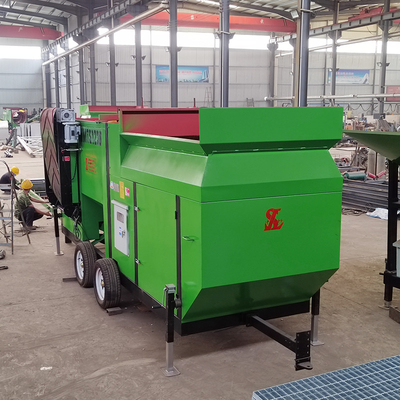 Separador por gravidade de resíduos de reciclagem Máquina de filtro a tambor para resíduos sólidos municipais
