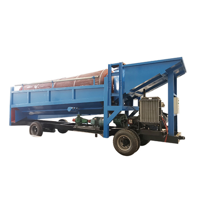 Separador de gravidade Máquina móvel de lavagem de solo de ouro de diamante 4-22KW para produto