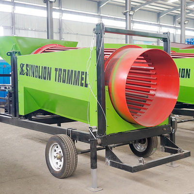 Separador vibratório rotativo portátil de madeira móvel