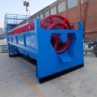 Mini Industrial Trommel Screen Mobile Gold Washing Plant para Sistema de Gestão de Resíduos