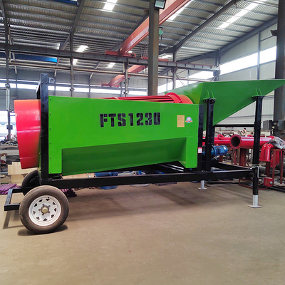 Mini Mobile Trommel Screen Economia de energia de trabalho pesado para máquina de mineração de ouro aluvial
