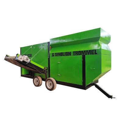 2000 KG Ecrã de tambor móvel para máquinas de mineração Máquina de lavar tambor rotativo portátil
