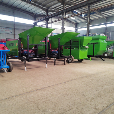 2000 KG Ecrã de tambor móvel para máquinas de mineração Máquina de lavar tambor rotativo portátil