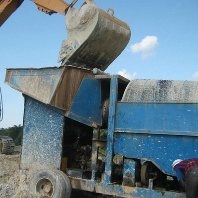 Fabricação de equipamento de lavagem de areia e ouro para a Colômbia