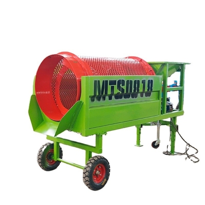 Circular Garden Valley Organics Natural Organic Potting Soil Gravel Sand Topsoil Compost Trommel Screen