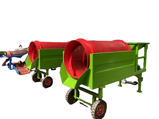 Circular Garden Valley Organics Natural Organic Potting Soil Gravel Sand Topsoil Compost Trommel Screen