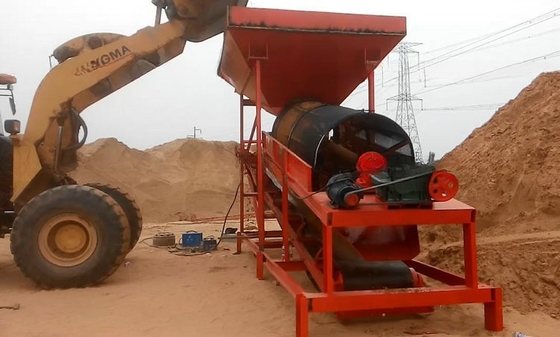 Trabalhos de construção máquinas de filtragem de tambor de tambor rotativo