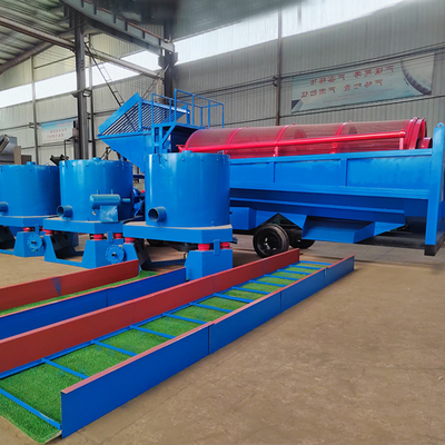 Máquina de filtragem de tambores de ouro MSW para filtragem de ouro de areia aluviais de grande capacidade