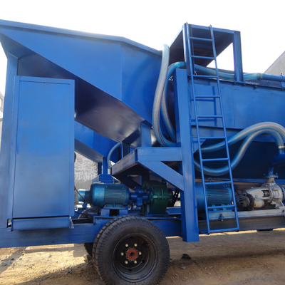 Máquina de filtragem de tambores de ouro MSW para filtragem de ouro de areia aluviais de grande capacidade