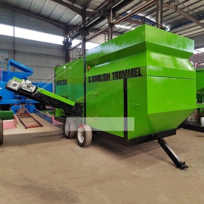 Máquina de filtragem de composto de alta capacidade para triagem e peneiração de cores brancas