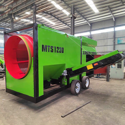 1200 mm de diâmetro e tela móvel para o processo de compostagem