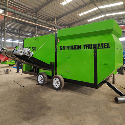 1200 mm de diâmetro e tela móvel para o processo de compostagem