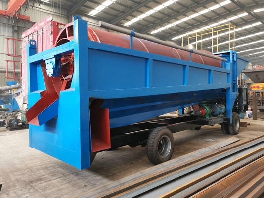 Equipamento de triagem de tambores de ouro para a planta de lavagem de ouro aluvial Depende do modelo