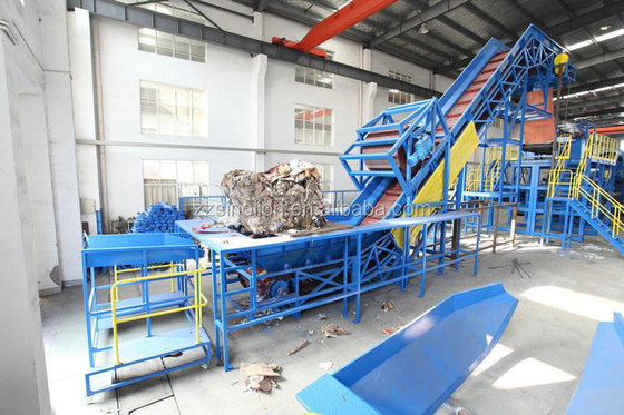 Separador de flutuação Pequena máquina de triagem de lixo Trommel Screen para gestão de resíduos