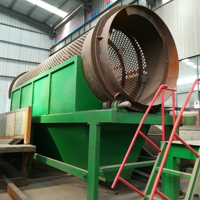 2200 KG Linha de reciclagem de resíduos MSW Trommel Screen da fábrica de fabricação