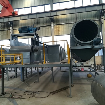 2200 KG Linha de reciclagem de resíduos MSW Trommel Screen da fábrica de fabricação