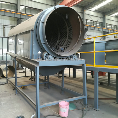 2200 KG Linha de reciclagem de resíduos MSW Trommel Screen da fábrica de fabricação