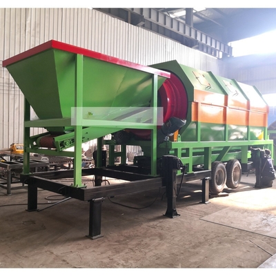 Instalação de mineração de energia Vibração manual Compost Filtro giratório para triagem