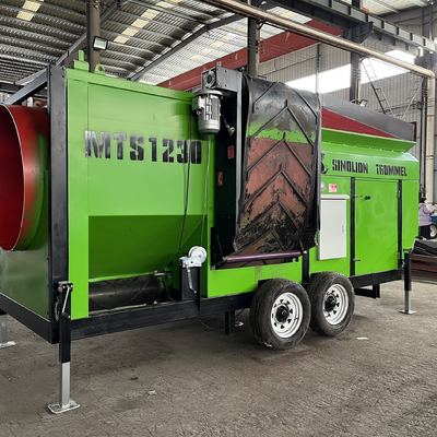 Separador Sprial Dependem de lenha de fogo Chip Trommel Screen para Mobile Woodchip Serra de Best