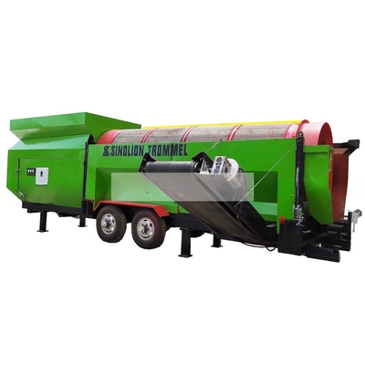 Máquina de tambor rotativo portátil com dimensões de 5600x2015x2010mm