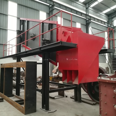 Tesoura vibratória circular portátil de mineração de pedreiras com capacidade de 1400-12000KG
