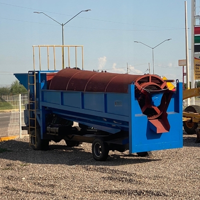 Equipamento de extracção de ouro com ecrã rotativo para instalações de transformação de ouro sedimentar em grande escala