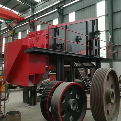 Tesoura vibratória circular portátil de mineração de pedreiras com capacidade de 1400-12000KG