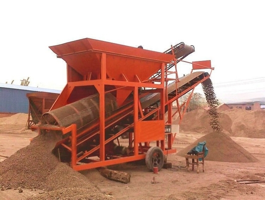380v/415v/440v Voltagem Máquina de peneiração de areia de tambor rotativo para filtragem de pedras de mina