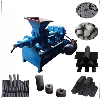 4-80mm BBQ cilindro Briquetes Carvão MBJ140 Extruder Press Briquetting Machine