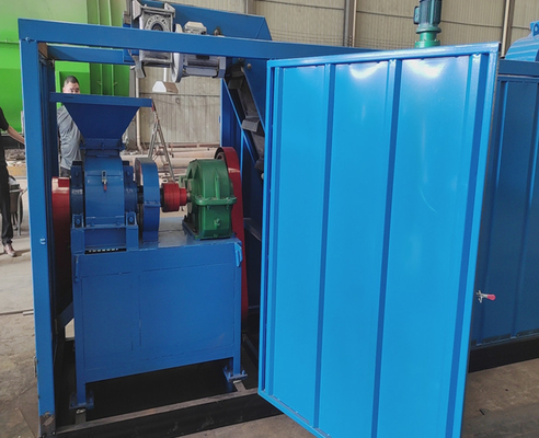 0.8-1,5 t/h Capacidade Blue Coconut Shell Charcoal Briquette Line com instalação gratuita