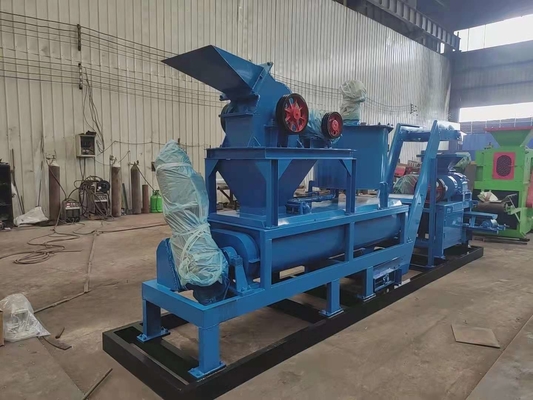 0.8-1,5 t/h Capacidade Blue Coconut Shell Charcoal Briquette Line com instalação gratuita