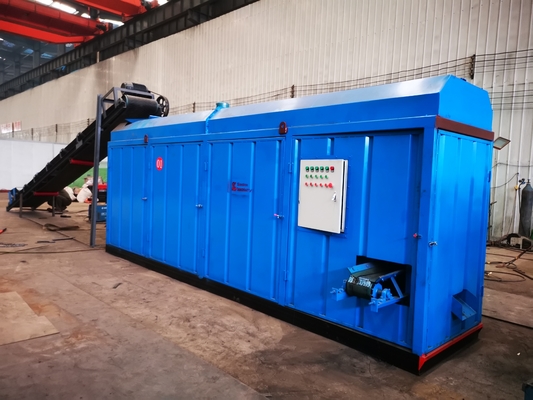 0.8-1,5 t/h Capacidade Blue Coconut Shell Charcoal Briquette Line com instalação gratuita