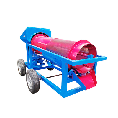Azul 5 a 10 Tons Mobile Gold Mining Washing Plant Mini Mobile Mining Gold Trommel Screen
