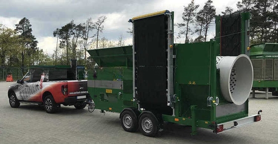 2.2T-18T Triturador de tambor rotativo personalizado Triturador de solo com melhor e melhor serviço