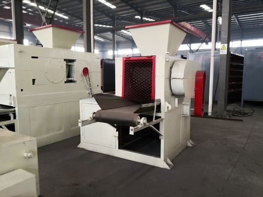 30t/h Máquina de briquete de pó de carvão ferro aço pó com diâmetro de rolos 290-1000mm