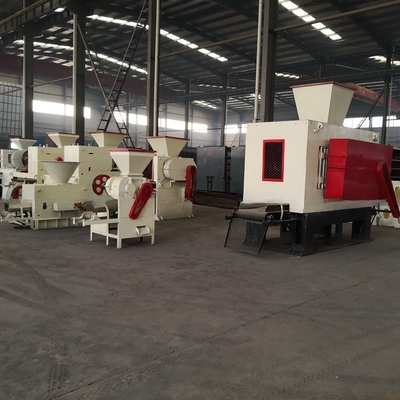 30t/h Máquina de briquete de pó de carvão ferro aço pó com diâmetro de rolos 290-1000mm