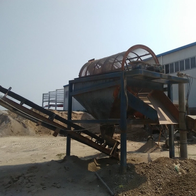 Máquina de peneira de areia de motor a diesel para areia de praia 1-100mm Tamanho de descarga 6mm orgânicos