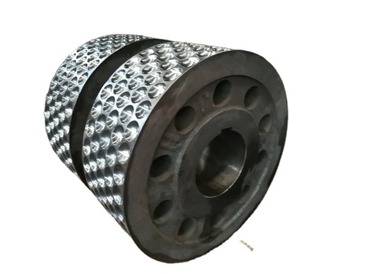 Rolos de apagamento de liga de alto cromo de forma personalizada para o desempenho da máquina de briquete
