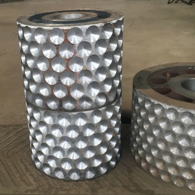 Rolos de apagamento de liga de alto cromo de forma personalizada para o desempenho da máquina de briquete