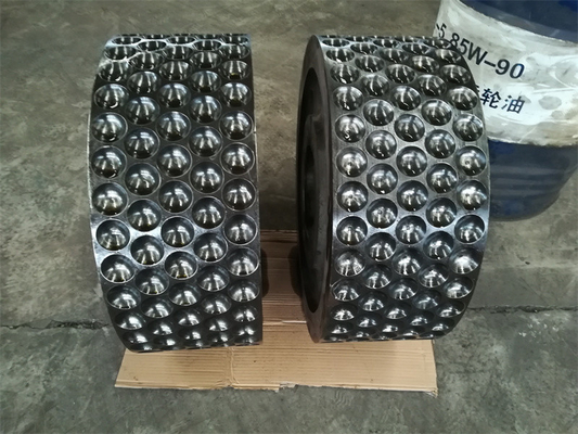 Rolos de apagamento de liga de alto cromo de forma personalizada para o desempenho da máquina de briquete