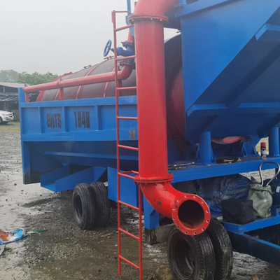 Fabricação personalizada de ouro aluvial planta de lavagem de diamantes equipamento de separação de mineração móvel
