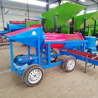 Modelo em pequena escala Trombone de lavagem de ouro portátil para obras de construção de 5 a 10 t/h