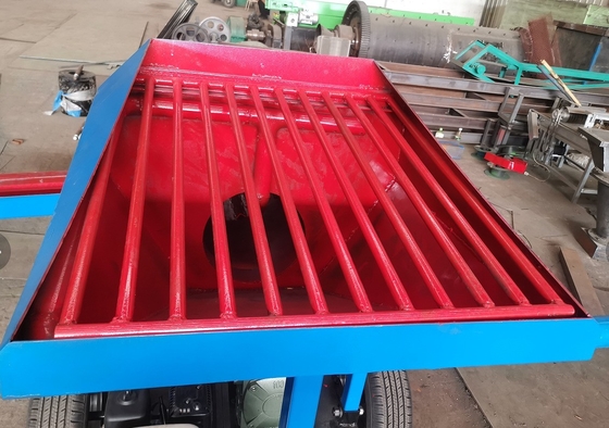 Modelo em pequena escala Trombone de lavagem de ouro portátil para obras de construção de 5 a 10 t/h