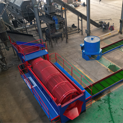 Separador de areia de ouro aluvial Trommel Máquina de lavagem de máquinas com padrão industrial