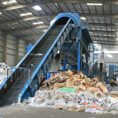 Ecrã de tambor de reciclagem de lixo urbano com design pesado e material de aço inoxidável