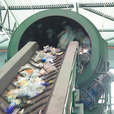 Ecrã de tambor de reciclagem de lixo urbano com design pesado e material de aço inoxidável