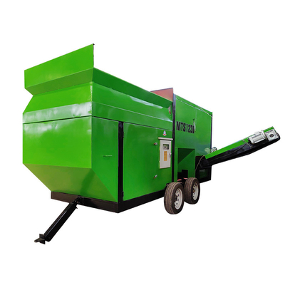 Ecrã de solo móvel de alta capacidade Ecrã portátil de trombeta de solo superior com capacidade de 60 m3/h