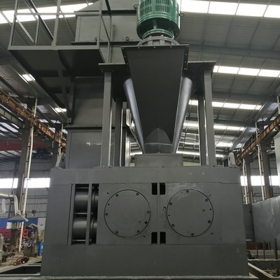 Máquina de fabricação de briquetes de pó seco de 800 kg de peso com rolos de liga de 9Cr2Mo/alto cromo