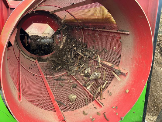 Tela de tromba de composto de aço A solução perfeita para a triagem de cascalho e fragmentos de madeira